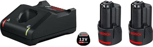 Bosch Professional 12V System Batteristartsæt: GBA 12V 2x 2,0 Ah batteri + oplader GAL 12V-40