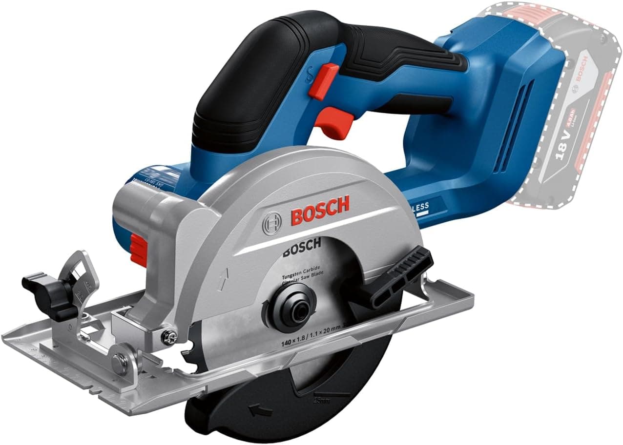 Bosch Professional 18V system batteridrevet rundsav GKS 18V-51 (børsteløs motor, inkl. 1x savklinge (140 mm)