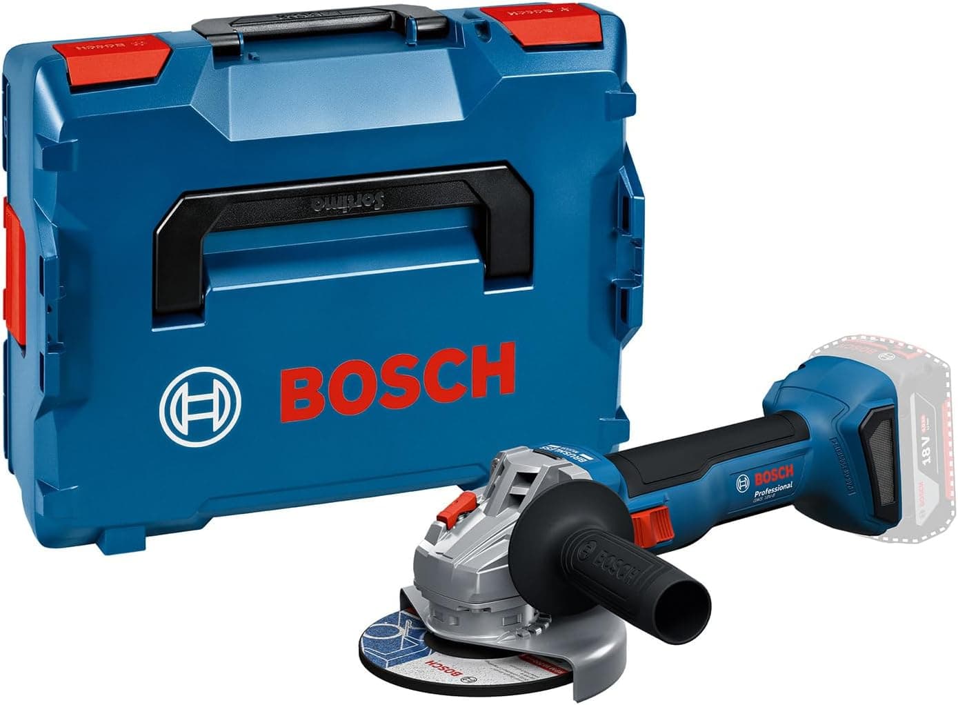 Bosch Professional 18V system trådløs vinkelsliber GWS 18V-8 (skivediameter 125 mm, inkl. L-BOXX)
