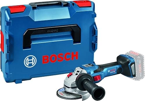 Bosch Professional 18V System BITURBO vinkelsliber GWS 18V-15 SC (inkl. holdeflange, ekstra håndgreb, lynspændemøtrik, beskyttelsesskærm, L-BOXX, uden batteri/oplader)