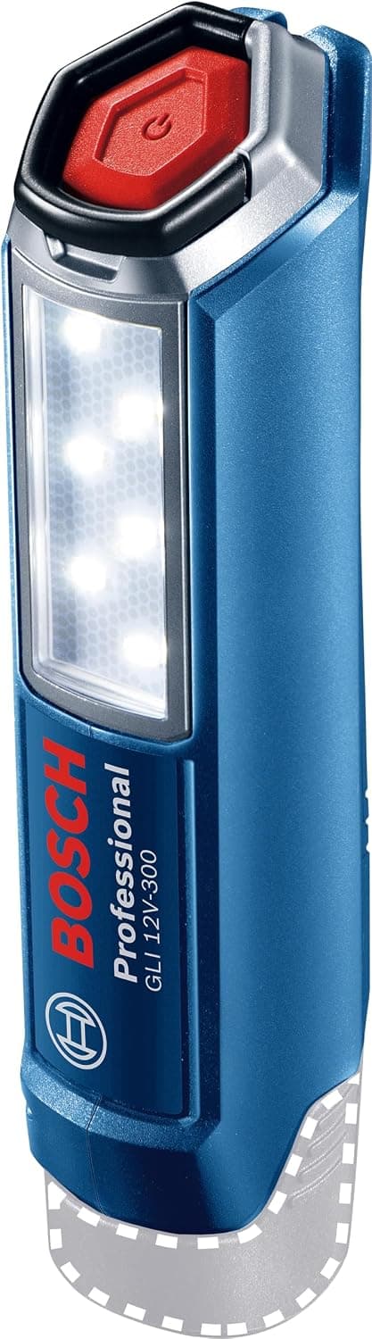 Bosch Professional 12V System Akku LED Lampe GLI 12V-300 (300 Lumen, ohne Akku/ Ladegerätn)