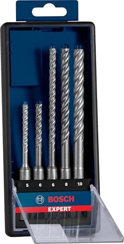 Bosch Professional 5x Expert SDS plus-7X hammerborsæt (til armeret beton, Ø 5-10 mm, hammerboretilbehør) | 5 dele (1 pakke)