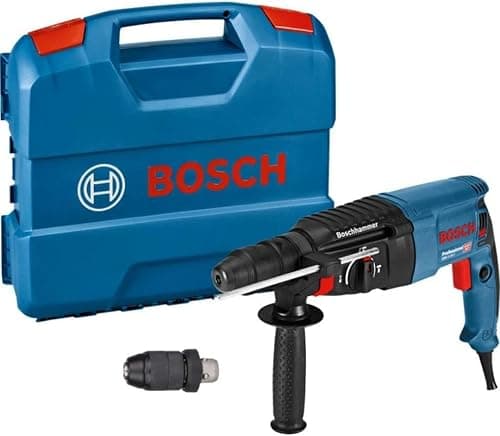 Bosch Professional borehammer GBH 2-26 DFR (inkl. dybdestop 210 mm, SDS plus-lynskiftepatron, ekstra håndgreb, lynskiftepatron 13 mm, i kuffert)