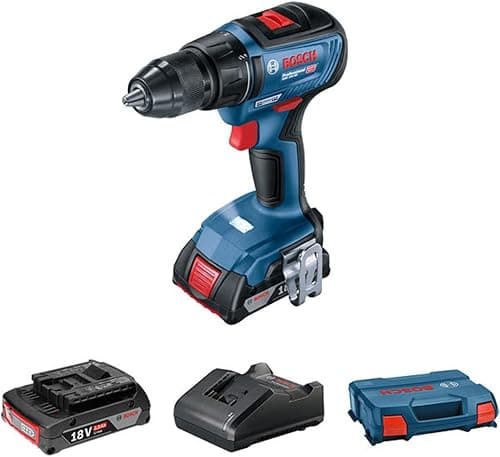 Bosch Professional Brushless 18V System batteridrevet bore-/skruemaskine GSR 18V-50 (inkl. 2x2,0 Ah og kuffert)