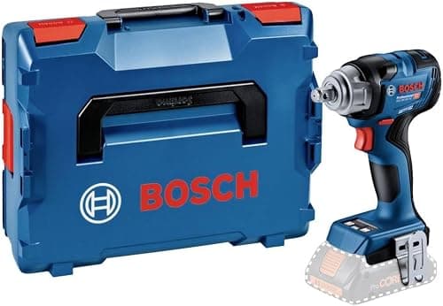 Bosch Professional 18V System slagnøgle GDS 18V-330 HC (330 Nm tilspændingsmoment, 560 afbrydelsesmoment, inkl. Bluetooth Low Energy Module, L-BOXX, uden batteri/oplader) Batteridrevet