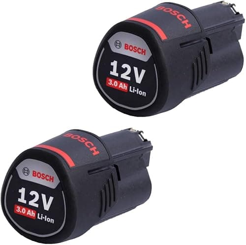 Bosch Professional 12V System Batterisæt 2x GBA 12V 3.0Ah Batteri (i æske)