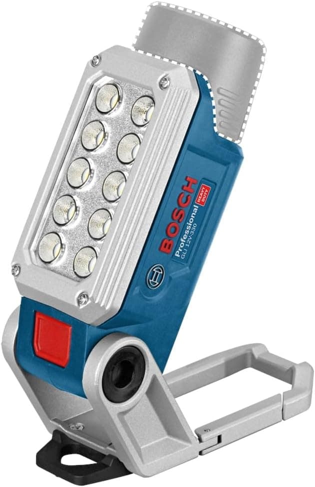 Bosch PRO 12V System Akku LED-Lampe GLI 12V-330 (330 Lumen, Betriebszeit: 180 min/Ah, ohne Akku/Ladegerät)