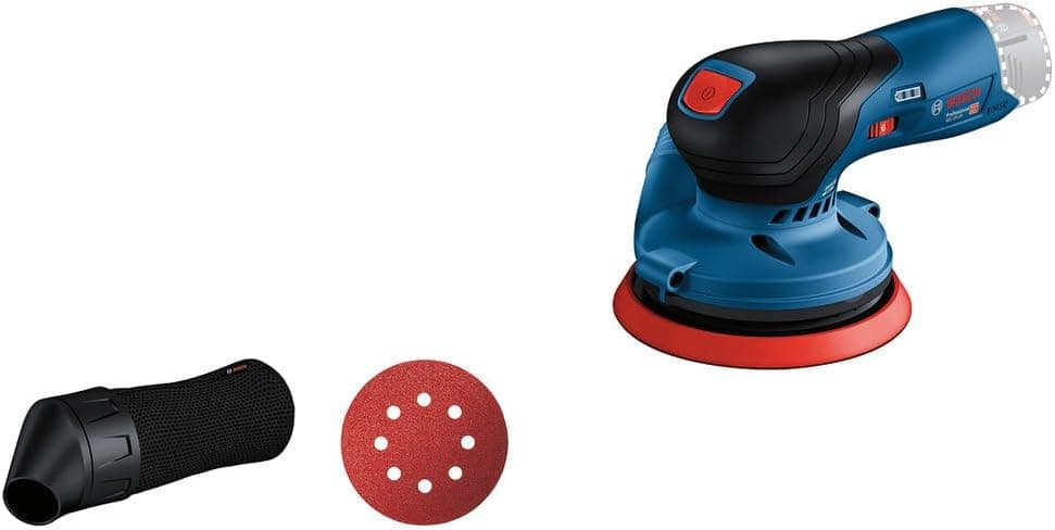 Bosch PRO 12V System Akku Exzenterschleifer GEX 12V-125 (inkl. Schleifteller (125mm), 1x Schleifpapier, Staubbeutel, ohne Akku/Ladegerät)