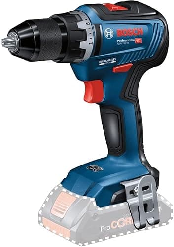 Bosch Professional 18V System Akku Bohrschrauber GSR 18V-55 (max. Drehmoment 55 Nm, 1.800 min⁻¹, Ladegerät) Battery Powered