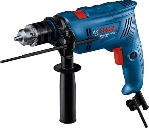 Bosch Professional slagboremaskine GSB 600 (600 W-motor, boring op til 13 mm i beton, kulbørste)