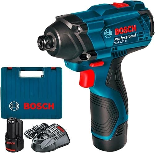 Bosch Professional Bosch batteridrevet slagskruetrækker GDR 120-LI (2x1,5Ah kuffert) / 06019F0001, 12 V