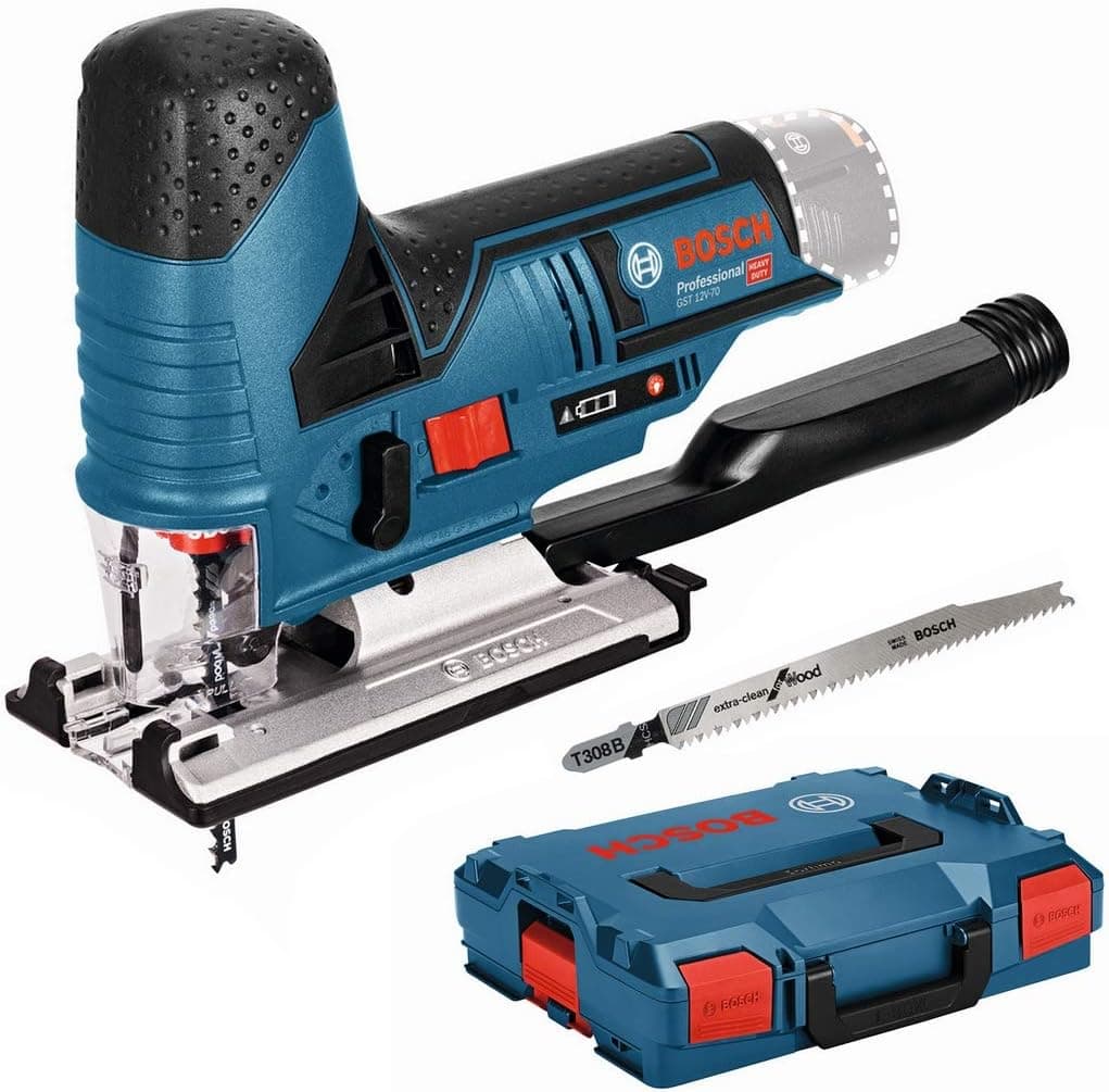 Bosch Professional 12V stiksav GST 12V-70 (skæredybde 70 mm, uden batteri/oplader)