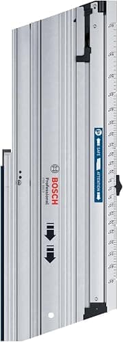 Bosch Professional Führungsschienensystem für Querschnitte FSN 300 X (kompatibel mit GKS 18V-57-2 GX, Winkelschnitte -45°/ +60°, Länge 300 mm)