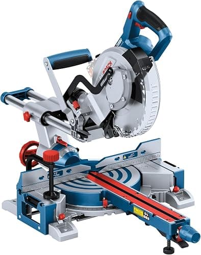Bosch Professional 18V System BITURBO batteridrevet kap- og geringssav GCM 18V-216 D (inkl. 1x rundsavklinge, 2x emneunderstøtning, støvpose, skruetvinge, uden batteri/oplader)