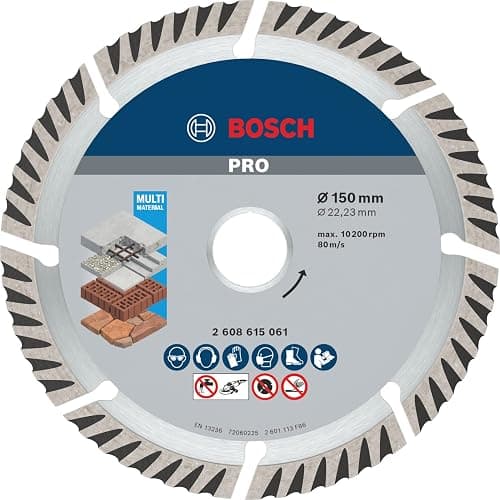 Bosch Professional Diamond Cutting Disc Standard til Universal (beton og murværk, 150 x 22,23 mm, vinkelslibertilbehør)
