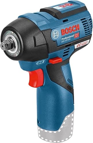 Bosch Professional 12V System batteridrevet slagnøgle GDS 12V-115 (maks. drejningsmoment 115 Nm, slagtal 0-3.100 bpm, inkl. L-BOXX-indsats, uden batteri/oplader)