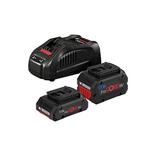 Bosch Professional 18V System Batteri Startsæt: 1x ProCORE18V 4.0Ah Batteri + 1x ProCORE18V 5.5Ah Batteri + Oplader GAL 1880 CV